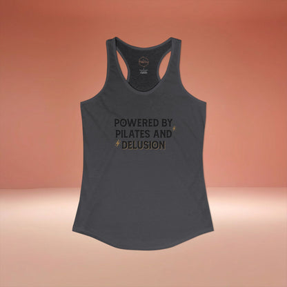 Pilates And Delusion Racer Tanktop