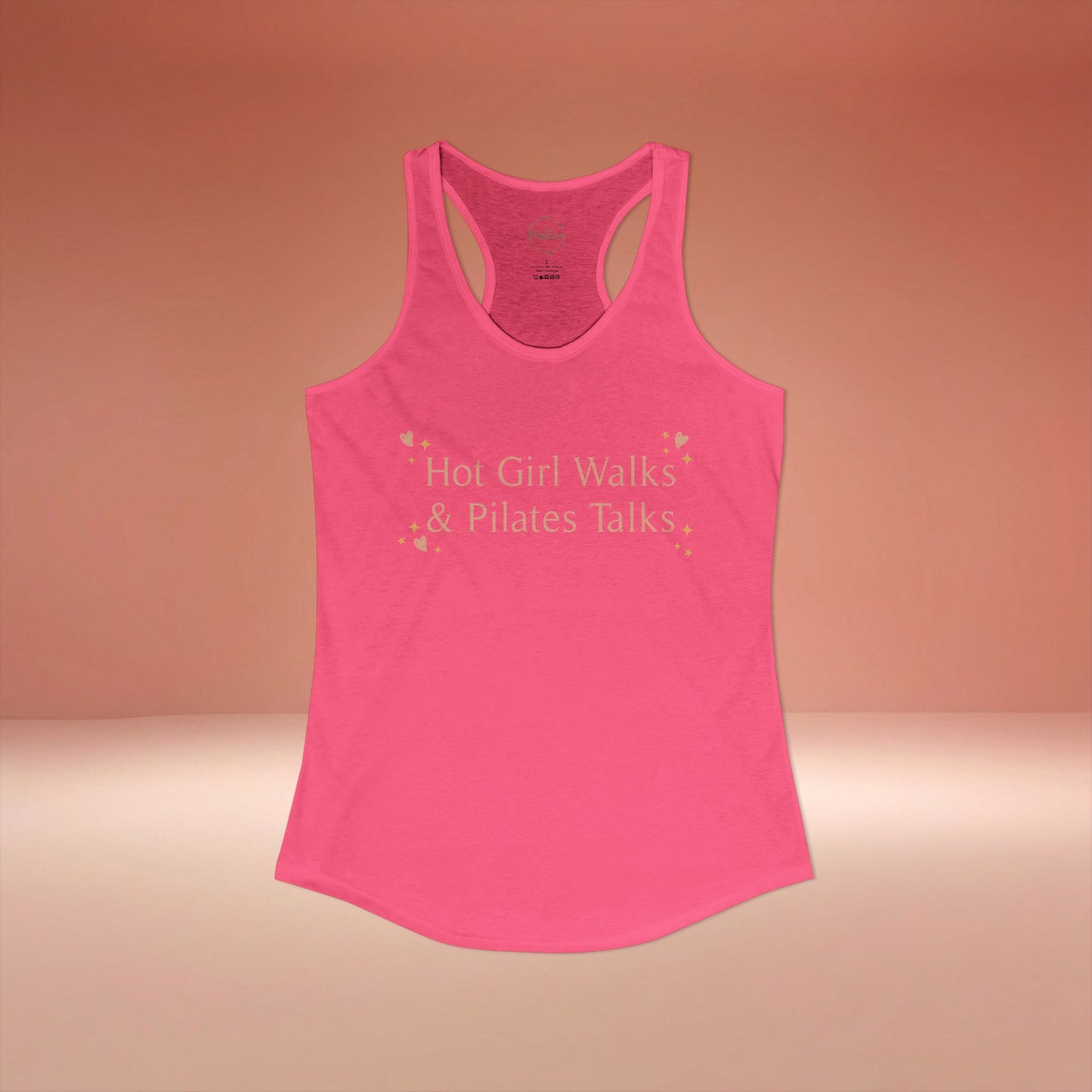 Hot Girls Walk Pilates Talks Racer Tanktop